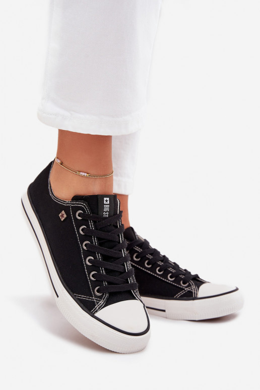 Zapatos de ocio Bajo Big Star DD274A236 de color negro