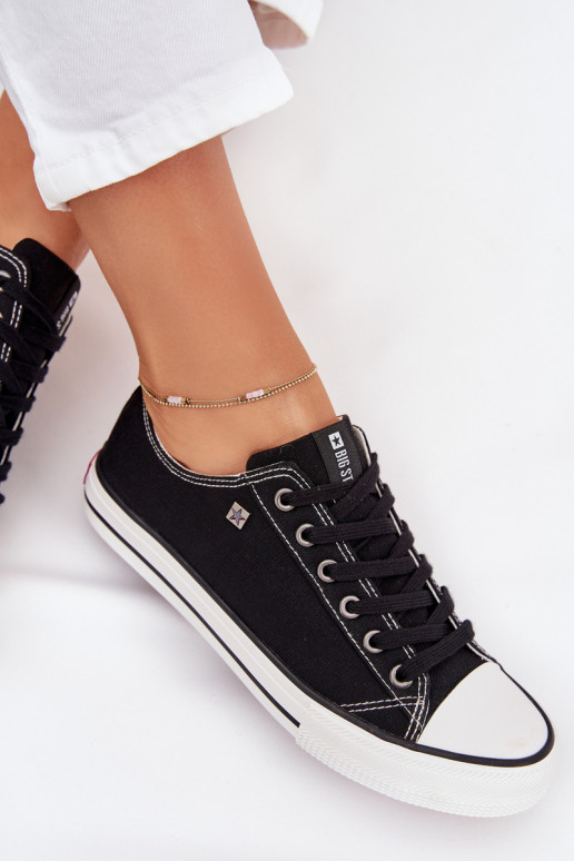 Zapatos de ocio Bajo Big Star DD274A236 de color negro