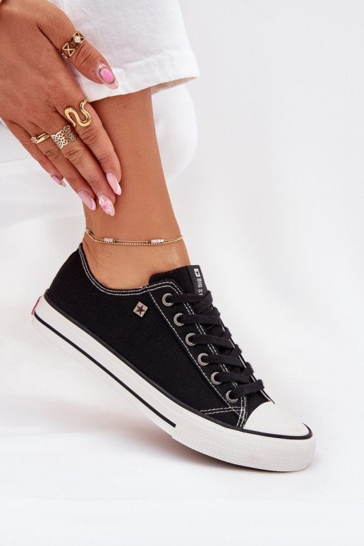 Zapatos de ocio Bajo Big Star DD274A236 de color negro