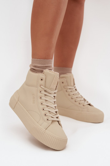 calentamiento Zapatos de ocio con una plataforma Big Star OO274795 beige 2