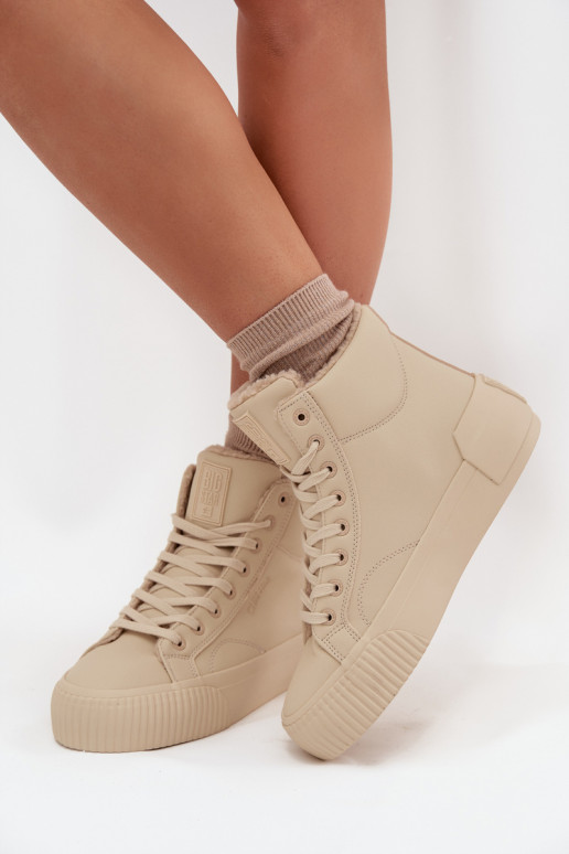 calentamiento Zapatos de ocio con una plataforma Big Star OO274795 beige