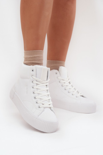 calentamiento Zapatos de ocio con una plataforma Big Star OO274794 el color blanco