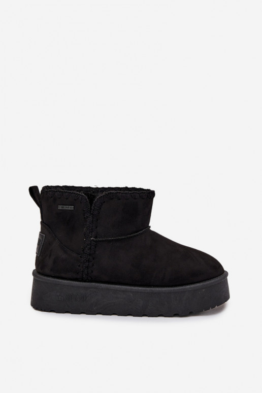 Botas de nieve Femenino con una plataformaPrzeszyciami Big Star SS274128 de color negro