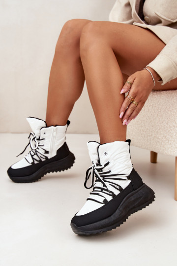 Botas de nieve Femenino Al castillo Big Star SS274060 Blanco-de color negro