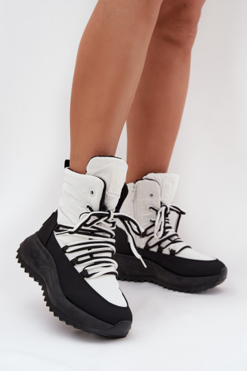 Botas de nieve Femenino Al castillo Big Star SS274060 Blanco-de color negro 2