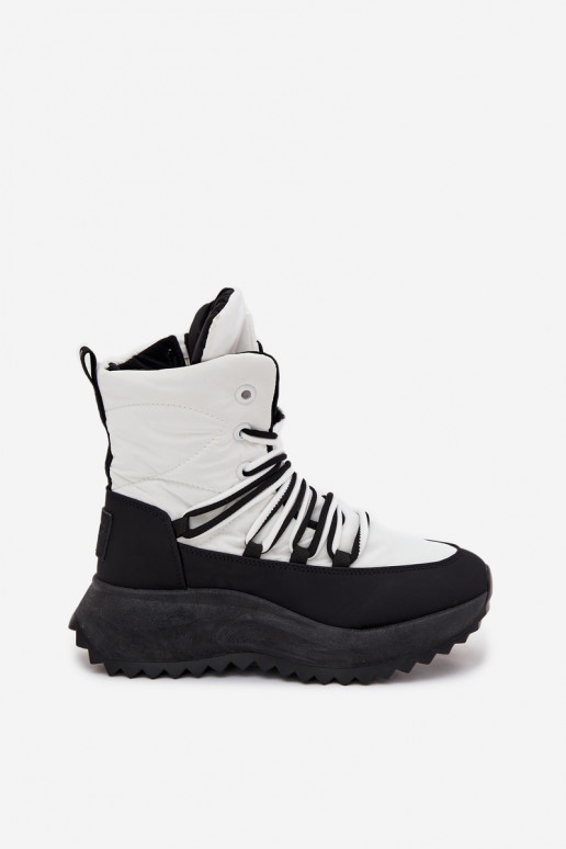 Botas de nieve Femenino Al castillo Big Star SS274060 Blanco-de color negro