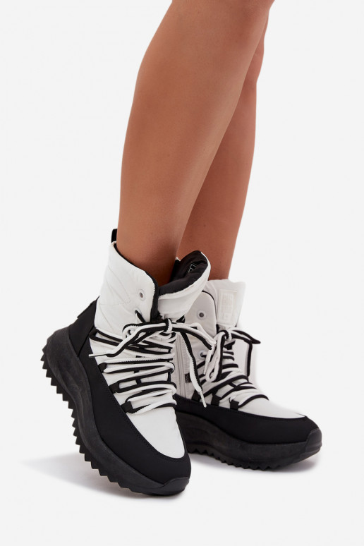 Botas de nieve Femenino Al castillo Big Star SS274060 Blanco-de color negro