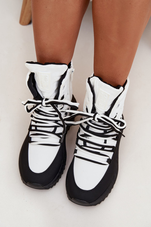 Botas de nieve Femenino Al castillo Big Star SS274060 Blanco-de color negro