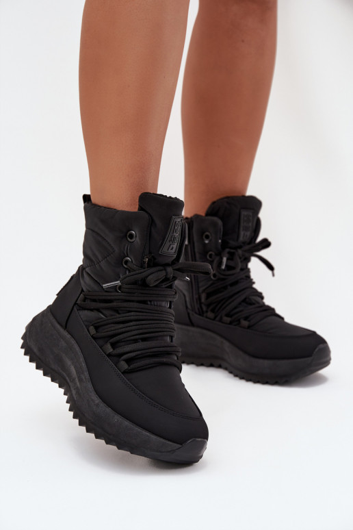 Botas de nieve Femenino Al castillo Big Star SS274059 de color negro