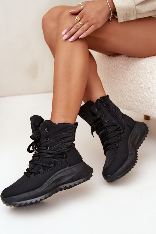 Botas de nieve Femenino Al castillo Big Star SS274059 de color negro