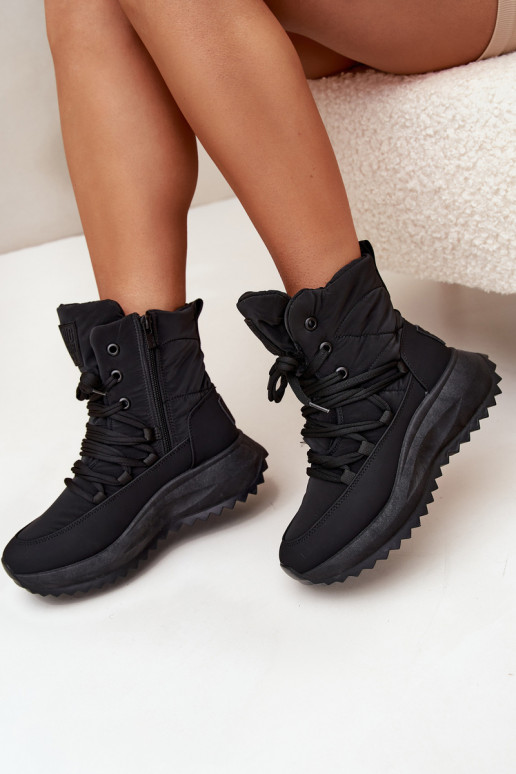 Botas de nieve Femenino Al castillo Big Star SS274059 de color negro