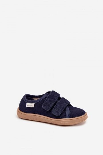 Chanclas "Barefoot" azul marino para niños "Sklandžiai" Milami Saphira