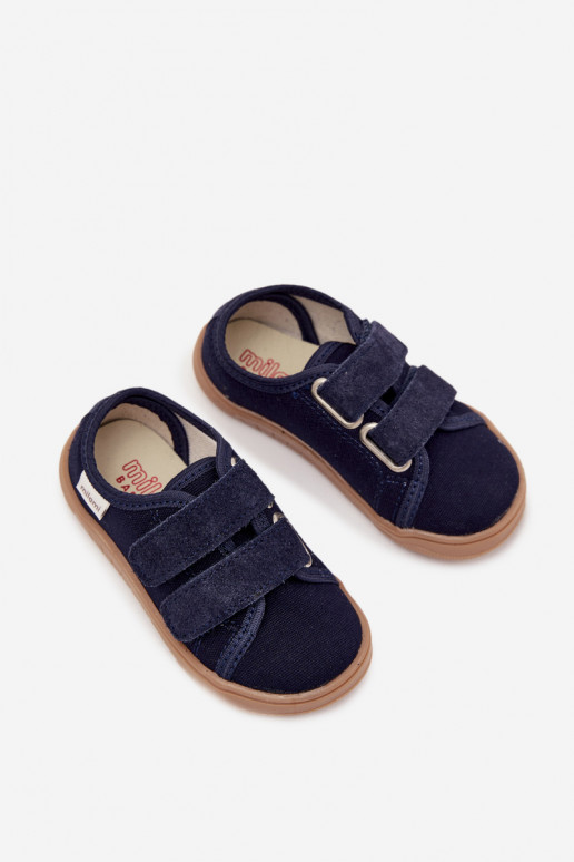 Zapatillas Barefoot Niños Suavemente Milami azul oscuro Saphira