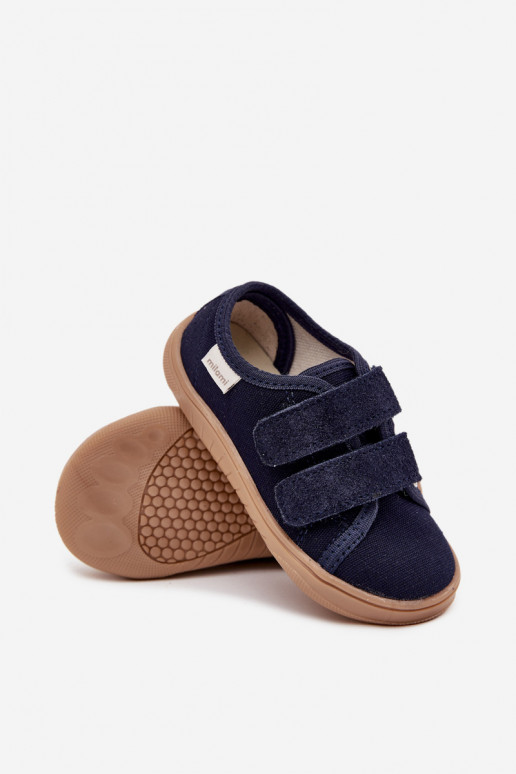 Zapatillas Barefoot Niños Suavemente Milami azul oscuro Saphira