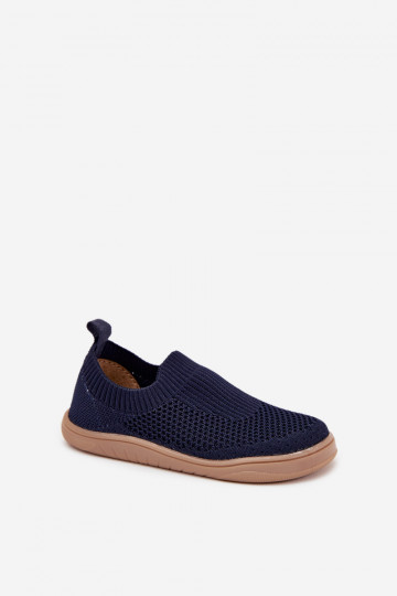 Chanclas "Barefoot" azul marino para niños que se ponen fácilmente Milami Tai Tuririselle
