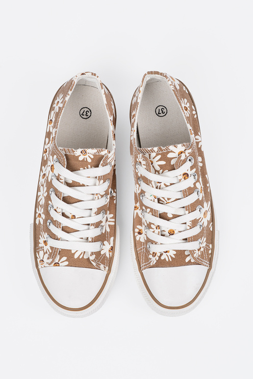 beige Zapatos de mujer A flores