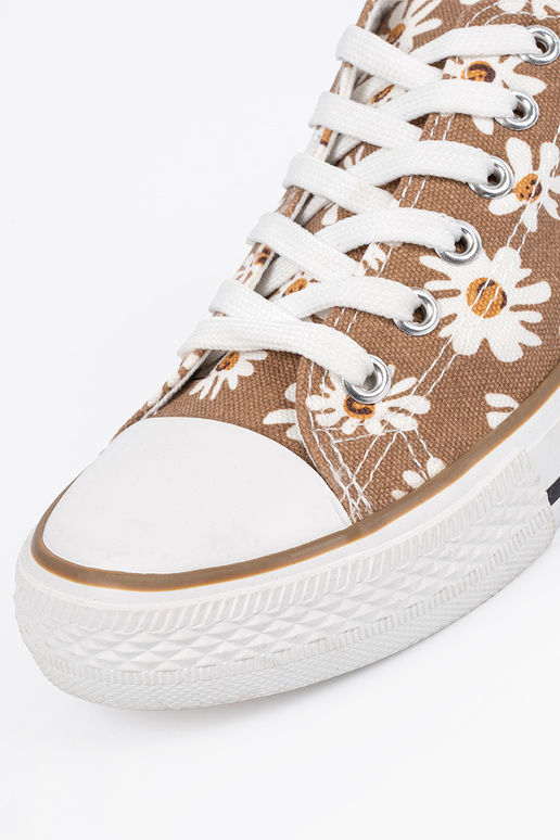 beige Zapatos de mujer A flores