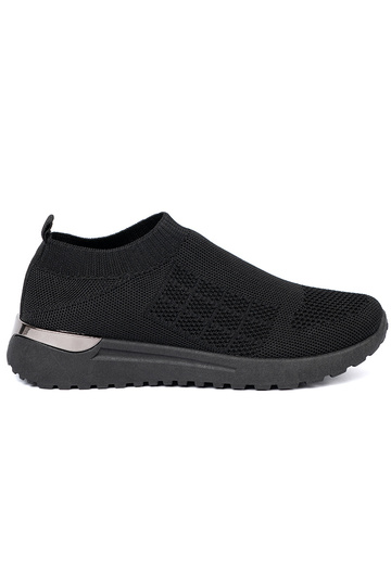 de color negro zapatos deportivos slip-on z siateczkoAą choleAką 2