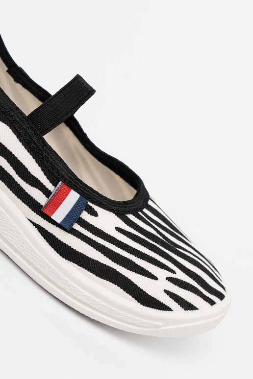 Negro yel color blanco la luz zapatos corchete z motyAem zebry