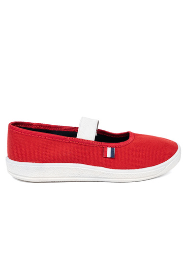  Rojo zapatos z flexiblem paskiem 2