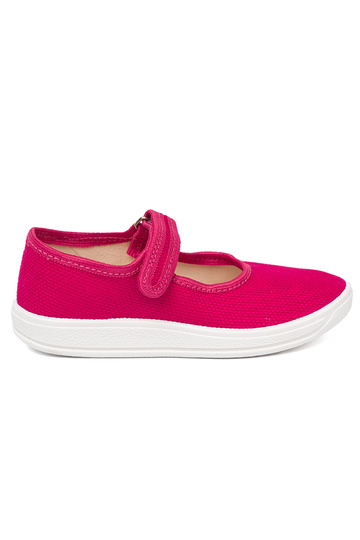 Zapatillas niños velcroy color rosa 2