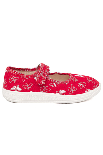Zapatillas niños velcroy Rojo 2