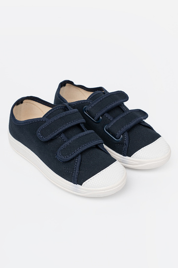 azul oscuro zapatos niños velcroy