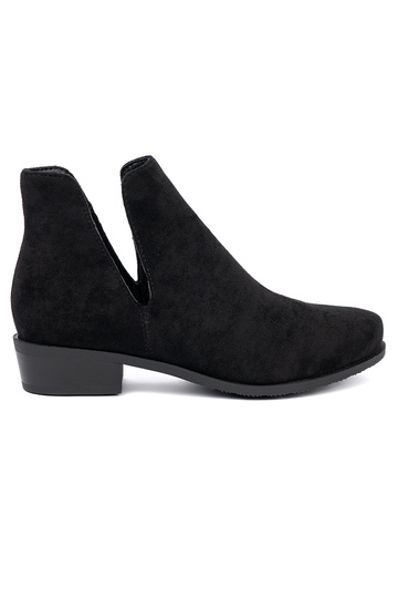 de color negro zapatos z Aycięciami 2