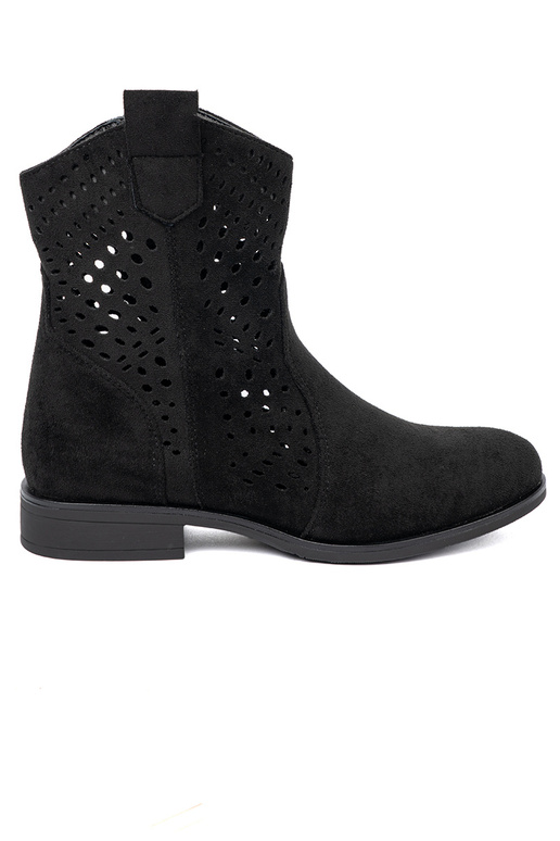 de color negro zapatos calado A koAbojskim stylu