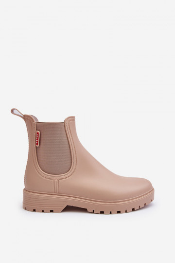 Bajo Botas de goma Femenino beige Birella 2