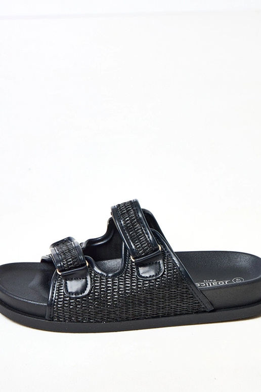 Zapatillas de casa negras sin forro...