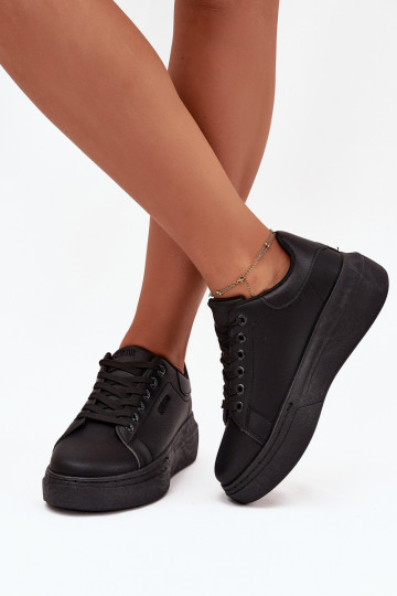 Zapatillas deportivas para mujer con plataforma Big Star SS274244 color negro 2