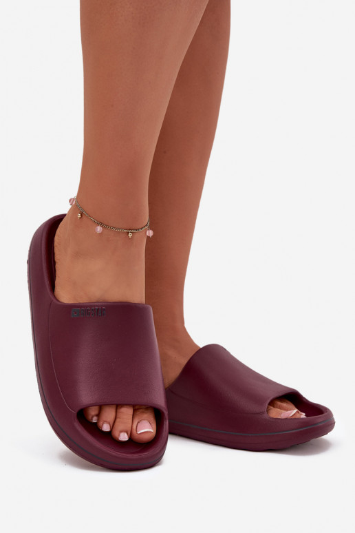  zapatillas de mujer Big Star SS274422 borgoña