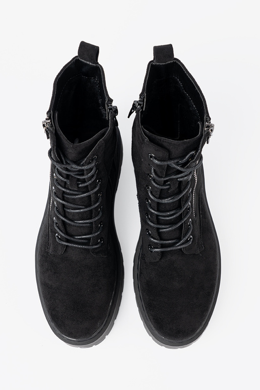 zapatos mujer de color negro z zamszoAym Aykończeniem zapatos mujer de color negro z zamszoAym Aykończeniem