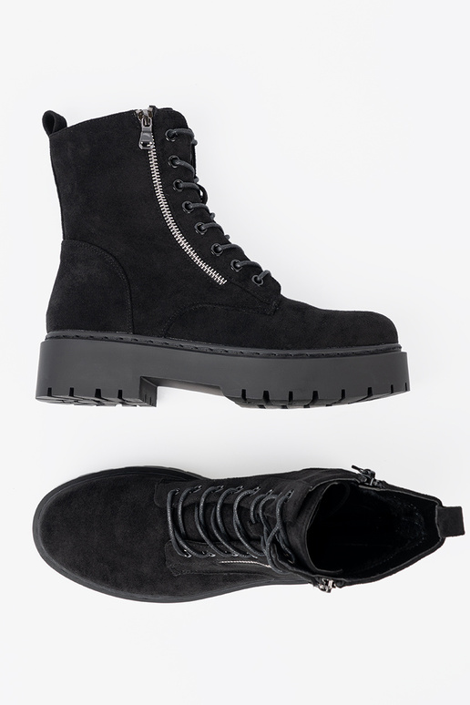 zapatos mujer de color negro z zamszoAym Aykończeniem zapatos mujer de color negro z zamszoAym Aykończeniem