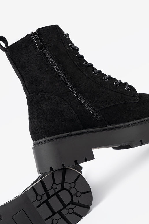zapatos mujer de color negro z zamszoAym Aykończeniem zapatos mujer de color negro z zamszoAym Aykończeniem