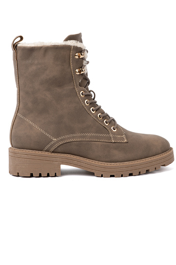 Elegante Botas oscurobeige z grubą podeszAą 2