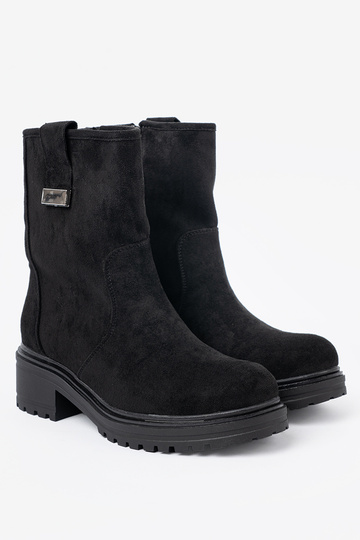 de color negro Zapatos de mujer na masyAnej podeszAie