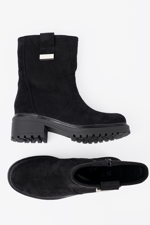 de color negro Zapatos de mujer na masyAnej podeszAie