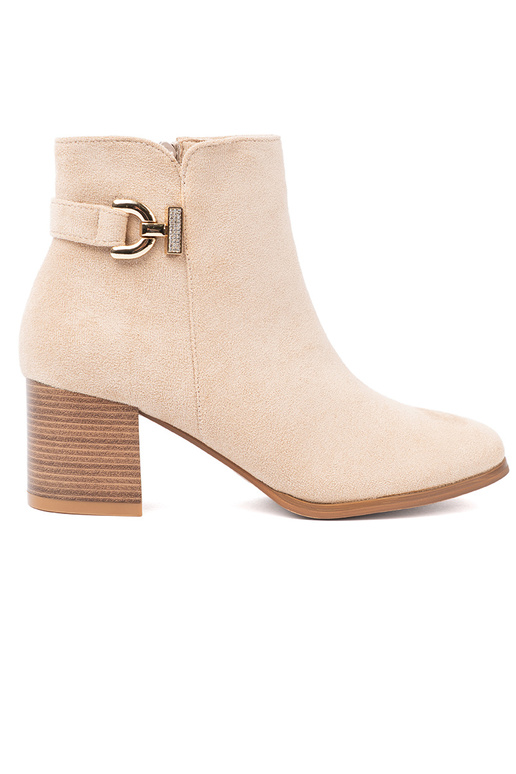 Estilo elegante zapatos A kolorze jasnego beżu