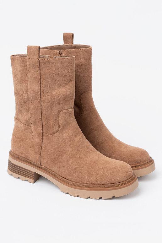 Minimalistyczne zapatos kameloAe z miękkiego zamszu