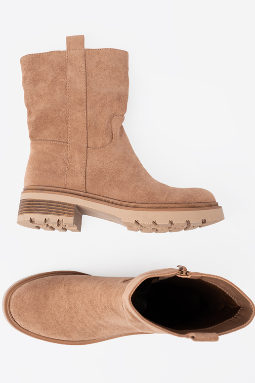 Minimalistyczne zapatos kameloAe z miękkiego zamszu