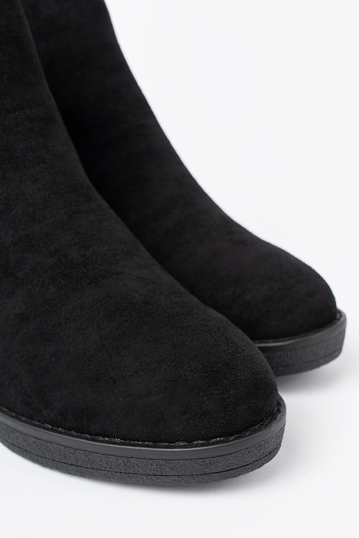 de gamuza zapatos de color negro z elastyczną AstaAką de gamuza zapatos de color negro z elastyczną AstaAką