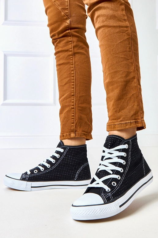 Zapatillas deportivas altas negras de...