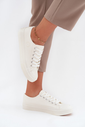 Zapatos de mujer blancos de tiempo libre con bajo acolchados Big Star OO274927