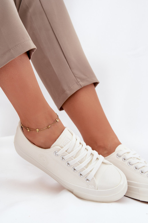 calentamiento Bajo Zapatos de ocio Big Star OO274927 el color blanco