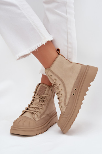 zapatos de ocio con suela Femenino calentamiento Big Star OO274A356 beige 2