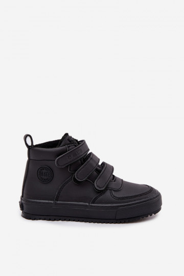 calentamiento Zapatillas modelo botas Infantil con sujetadores adhesivos Big Star SS374070 de color negro 2