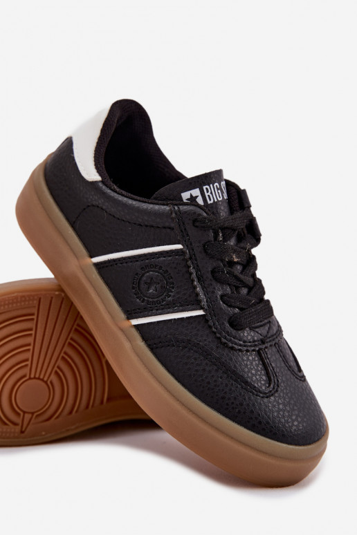 Zapatillas modelo zapatos. Infantil Big Star SS374025 de color negro