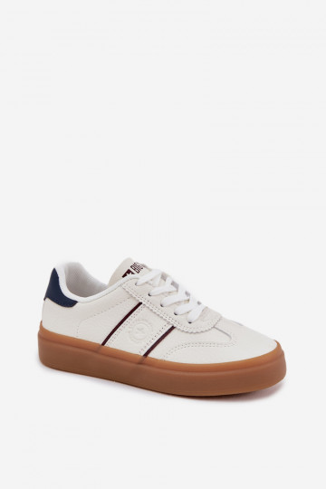 Zapatillas modelo zapatos. Infantil Big Star SS374024 el color blanco